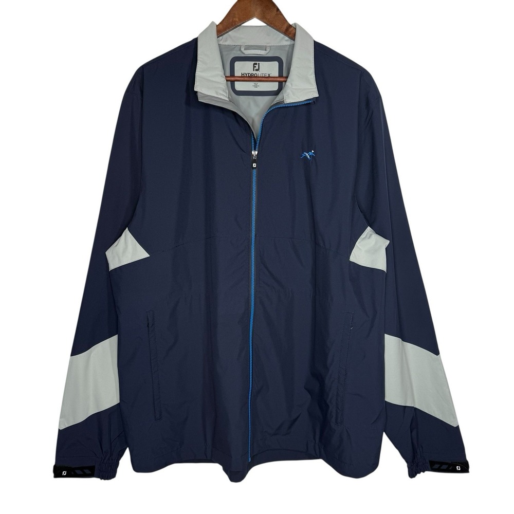 NWOT‎ FootJoy Golf HydroLite X Rain Jacket Mens XLarge NAVY Windbreaker